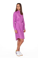 Afbeelding in Gallery-weergave laden, Overhemd Jurk Linnen Fuchsia