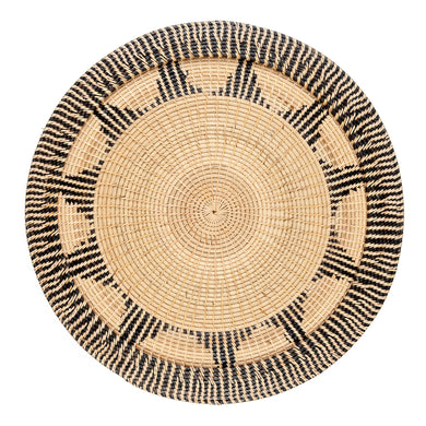 Schaal Zwart Rotan & Recycled Plastic (2 maten)