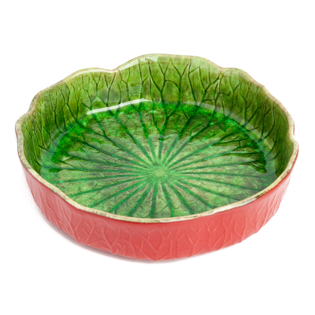 Shopbambloo Evergreen Servies Groen Rood Glazuur ovenschaal Meloen 
