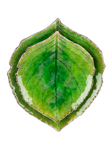 Shopbambloo Evergreen Servies Groen Glazuur Bordje Hortensia