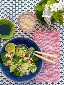 shopbambloo tafel picknick kleed Graphic met Anemone servet