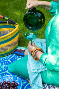 SALE Feest Glazen Groen (set van 2)
