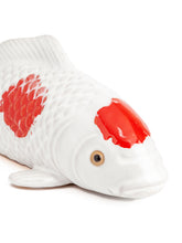 Afbeelding in Gallery-weergave laden, Shopbambloo koi karper rood-wit oog close-up