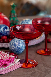 SALE Feest Glazen Rood (Set van 2)