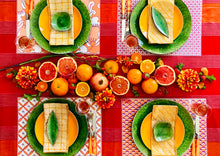 Afbeelding in Gallery-weergave laden, Placemats Oranje|Paars|Rood (Set van 4) UITVERKOCHT