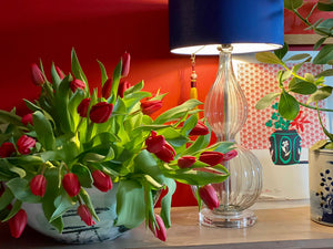Schaal Poppies in Blauw & in Groen